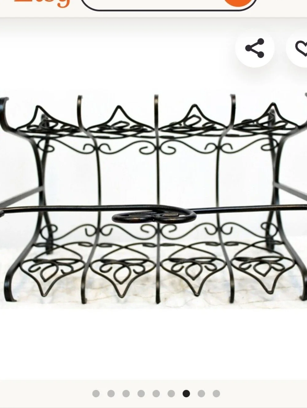 Southern Living At Home Davistown Rodiron Magazine Rack Towel Rack BRAND NEW